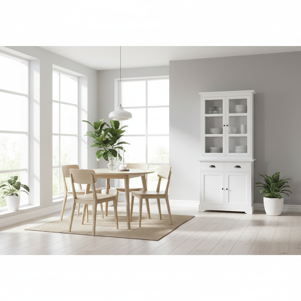 Buffetkast in Scandinavisch interieur