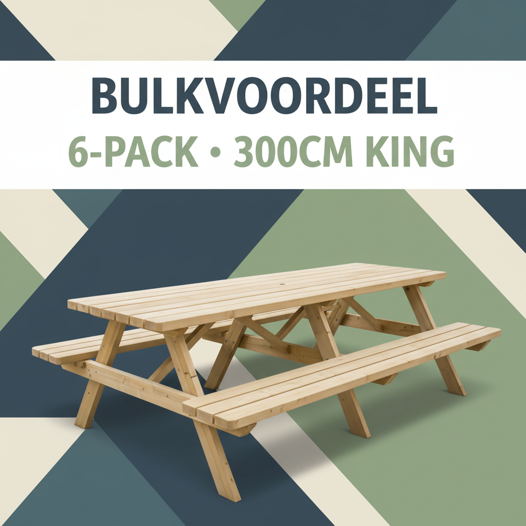 Bulkvoordeel 6-Pack 300cm KING