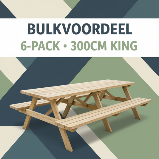 Bulkvoordeel 6-Pack 300cm KING