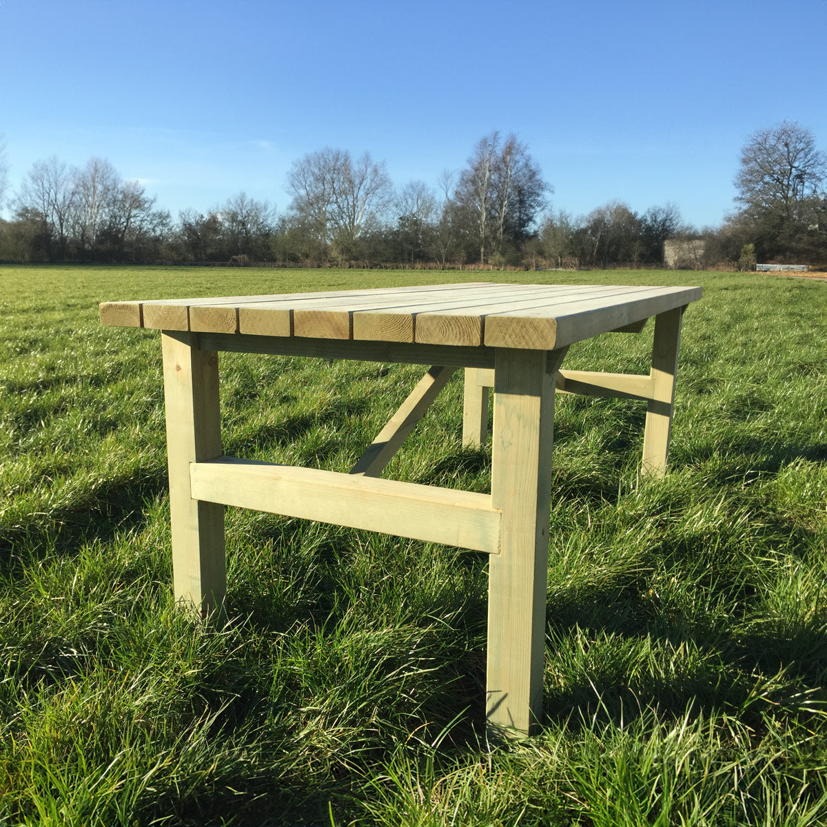Table de jardin en bois d'épicéa 200 cm KING® Charles