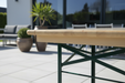Close-up biertafel modern terras