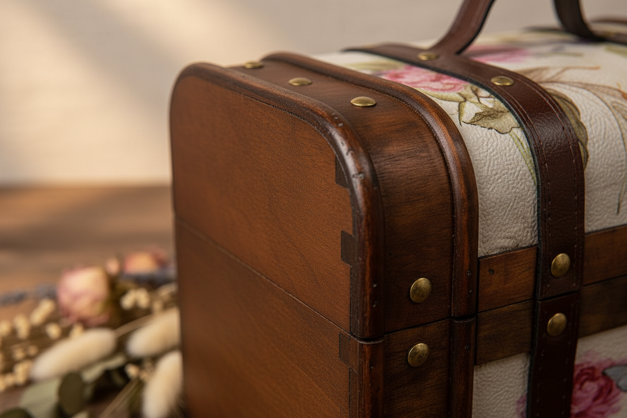 Close-up hoek en houtwerk