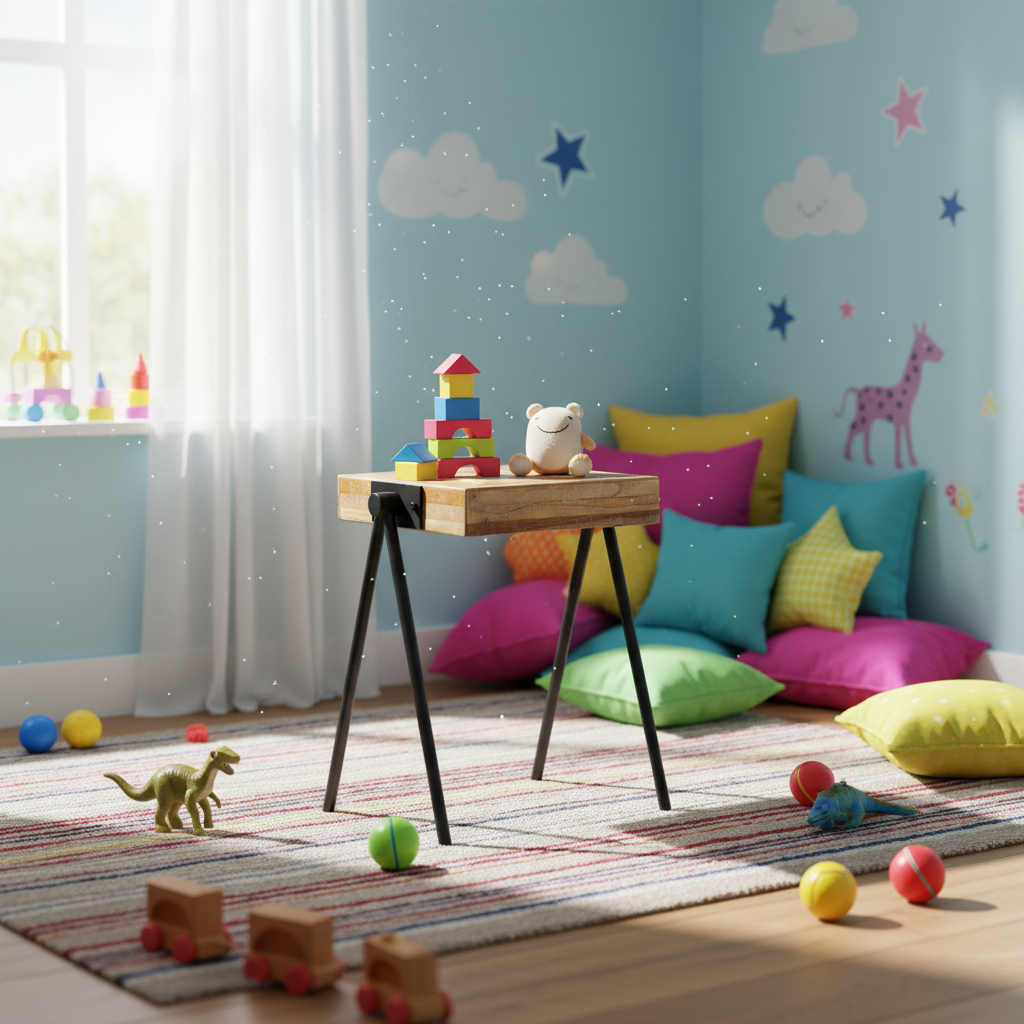 Colorful kids room