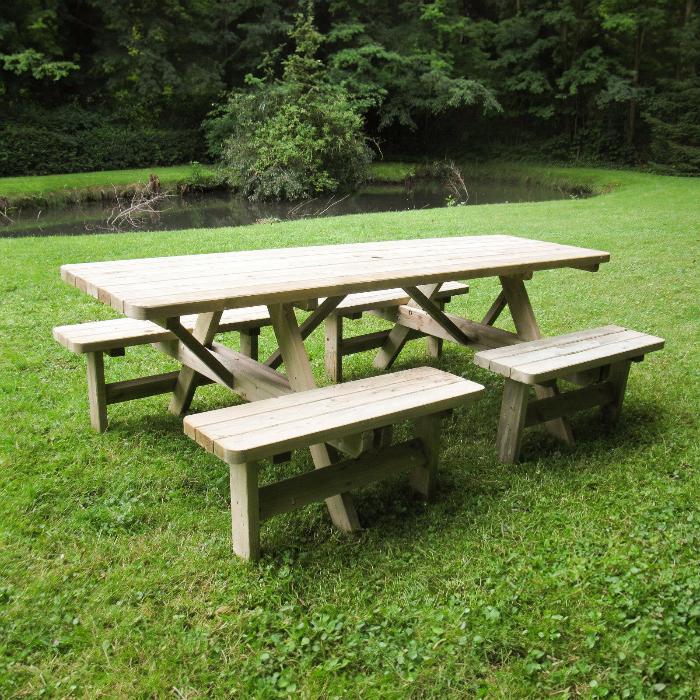 Picknicktafel 240 cm Comfort KING - Duurzame buitenmeubelen