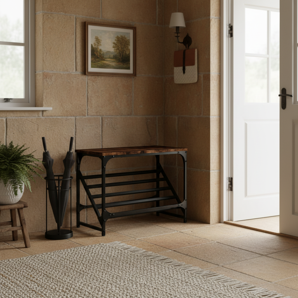 Cottage entryway - 3 levels