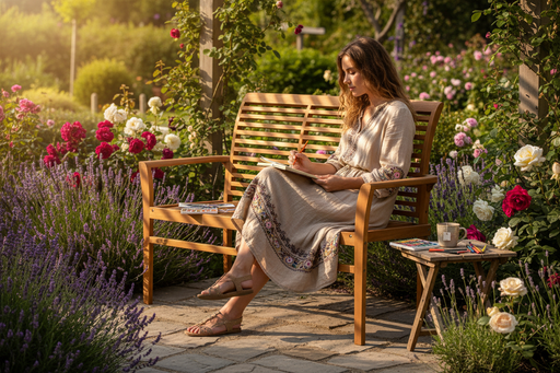 Cottage Garden Afternoon