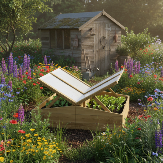 Cottage garden setting