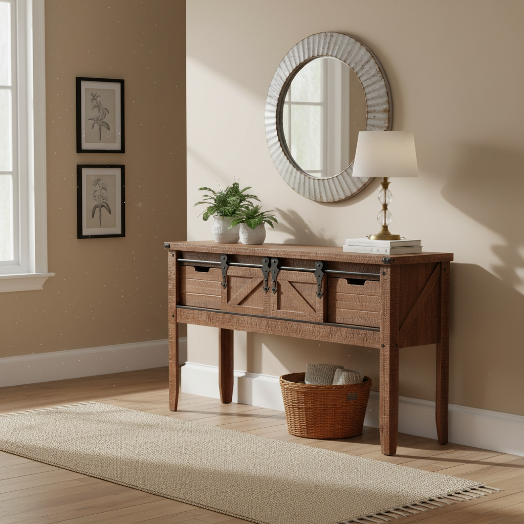 Country home hallway