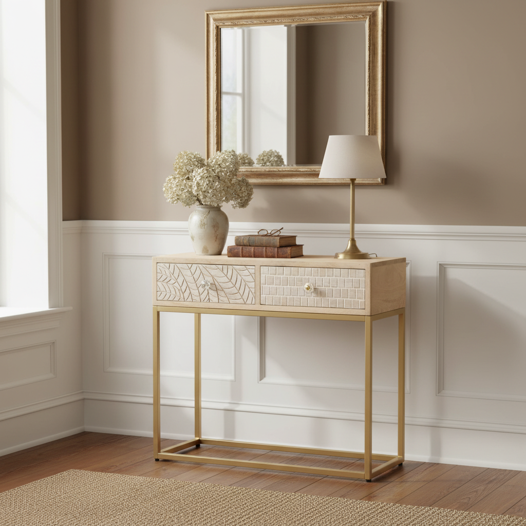 Country home interior setting