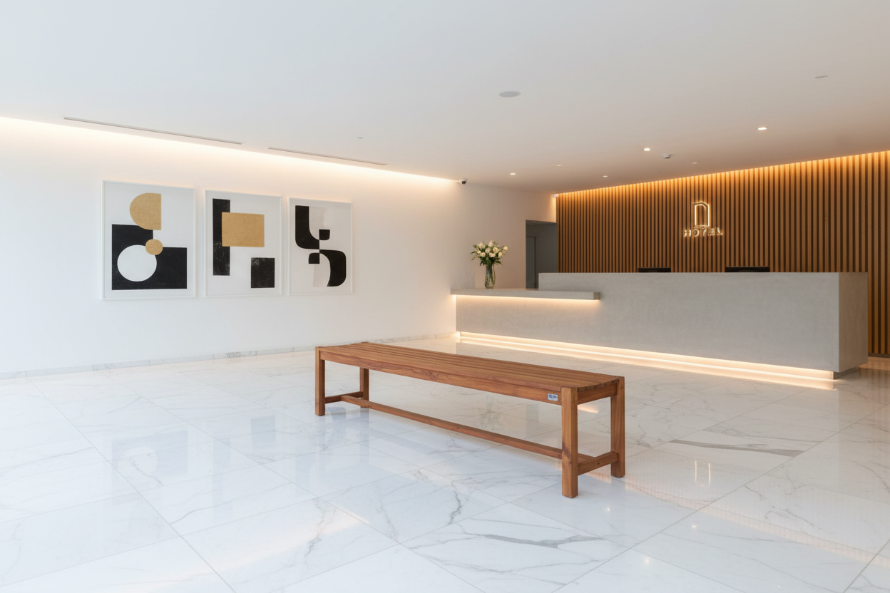 Court bank hotel receptie