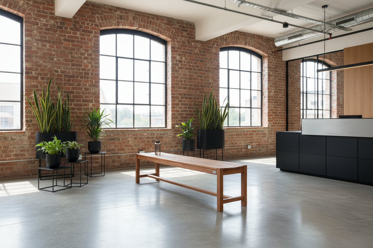 Court bank kantoor receptie