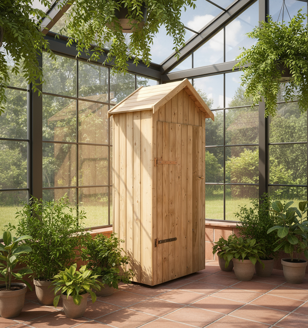 Abri de jardin Dahlia (215 x 100 x 58 cm) | Woodvision