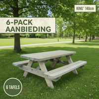Picknicktafels 6-Pack