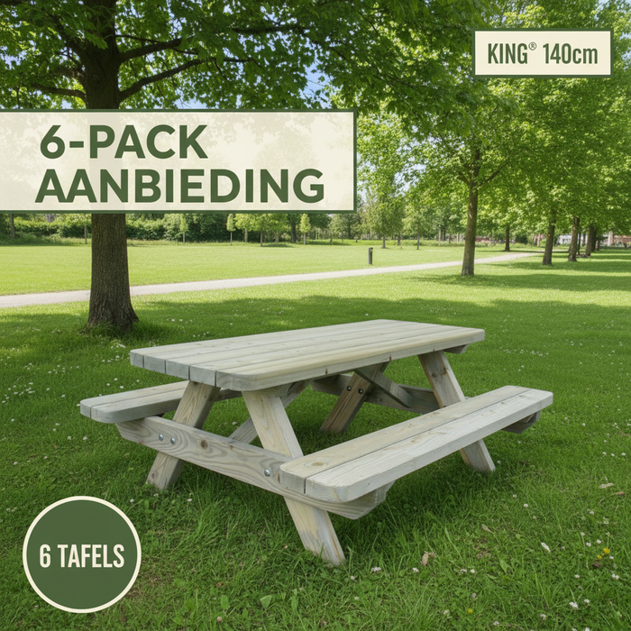 Picknicktafels 6-Pack