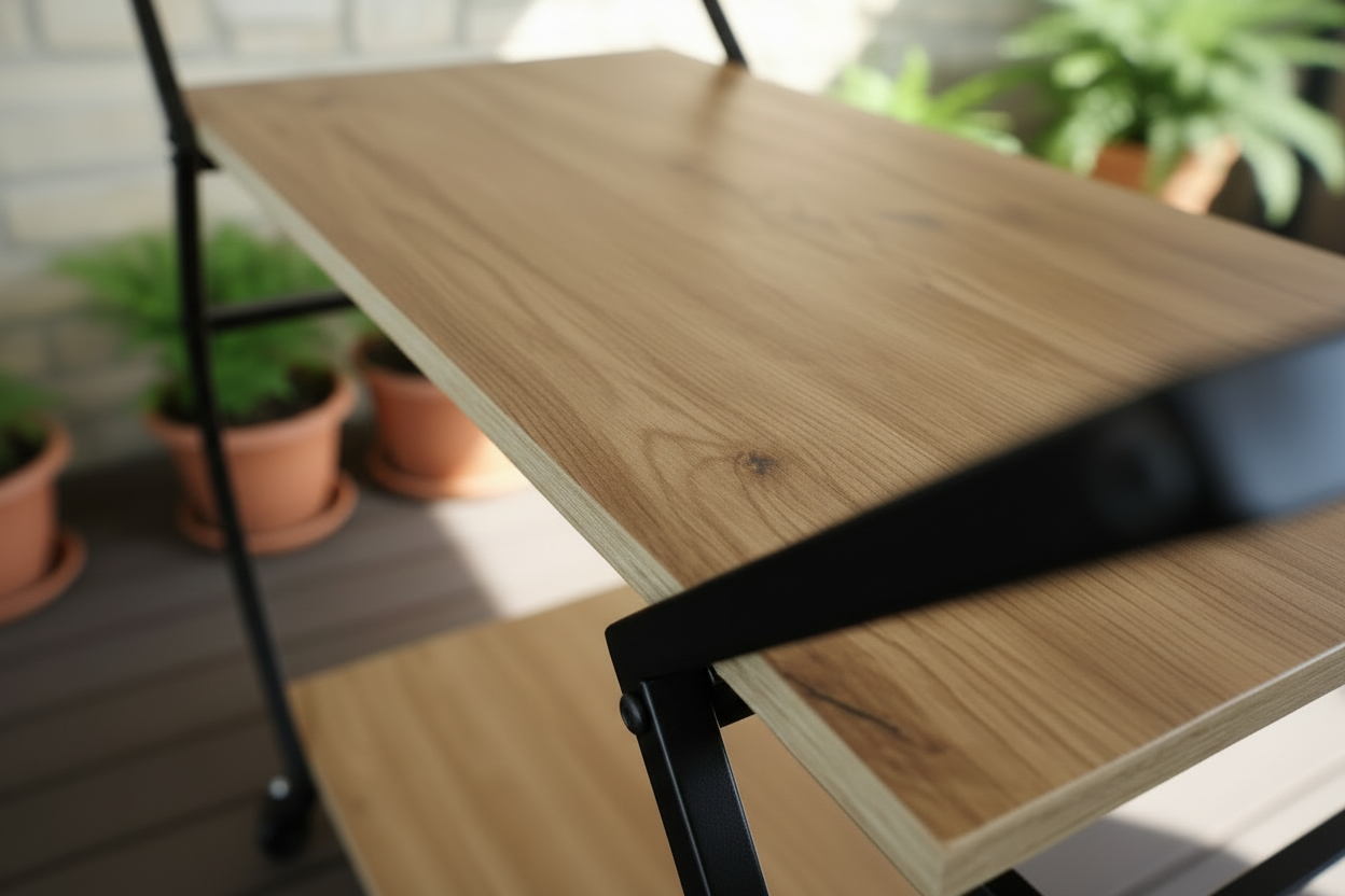 Detail houten planken