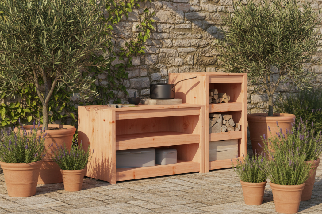 Douglashout kasten mediterraan