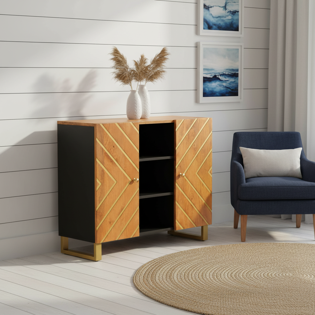 Dressoir in coastal interieur