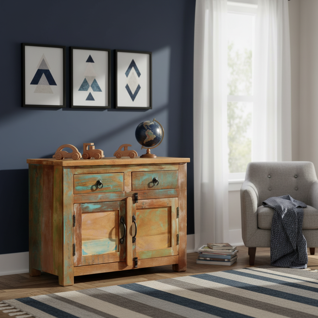 Dressoir in jongenskamer