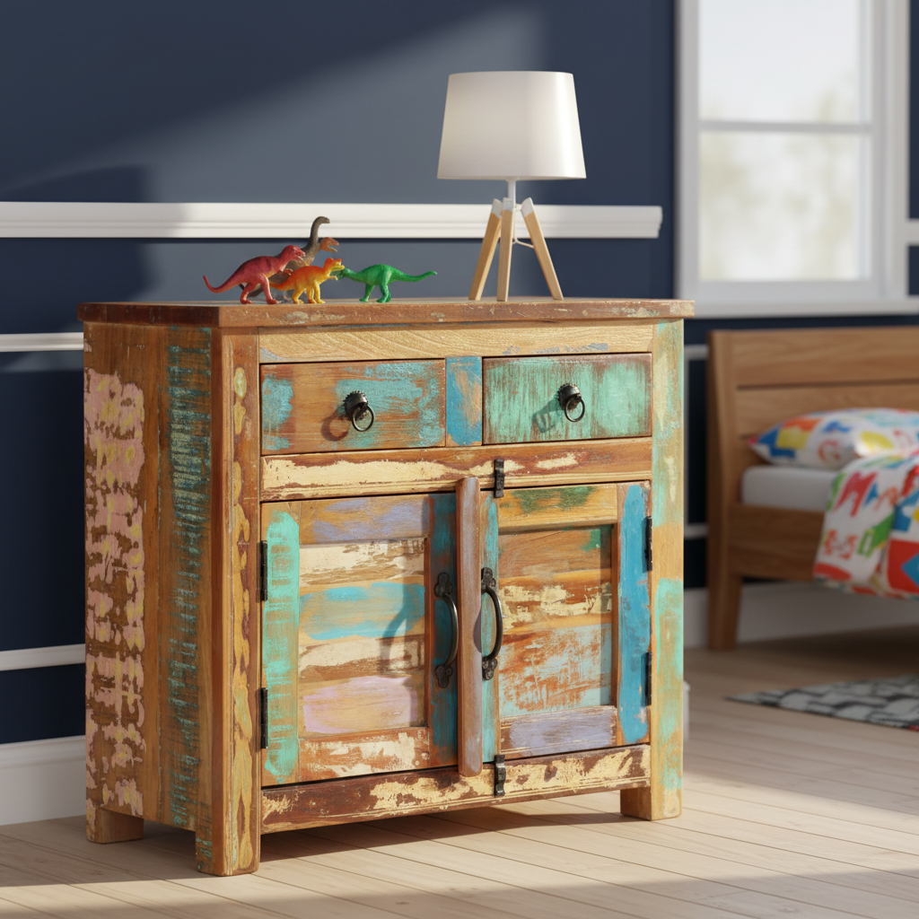 Dressoir in jongenskamer