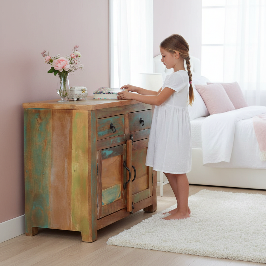 Dressoir in meisjeskamer