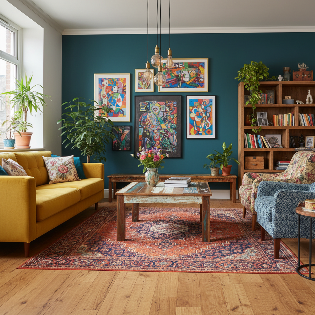 Eclectic modern space