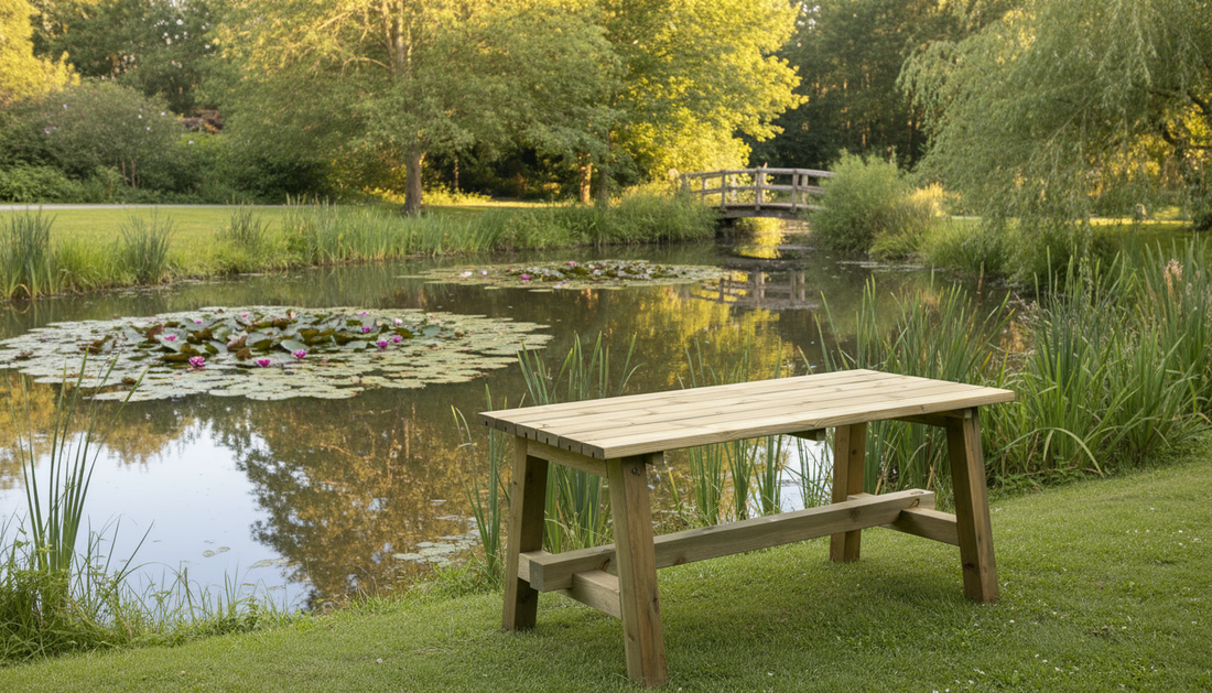 180 x 70 cm - Tuintafel Edward - KING - tweede keuze – foto 4