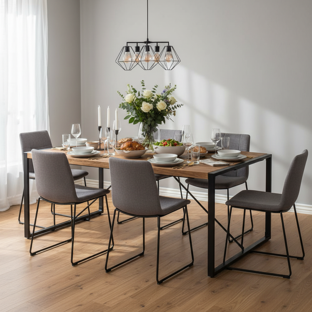 Eettafel rijk gestyleerd