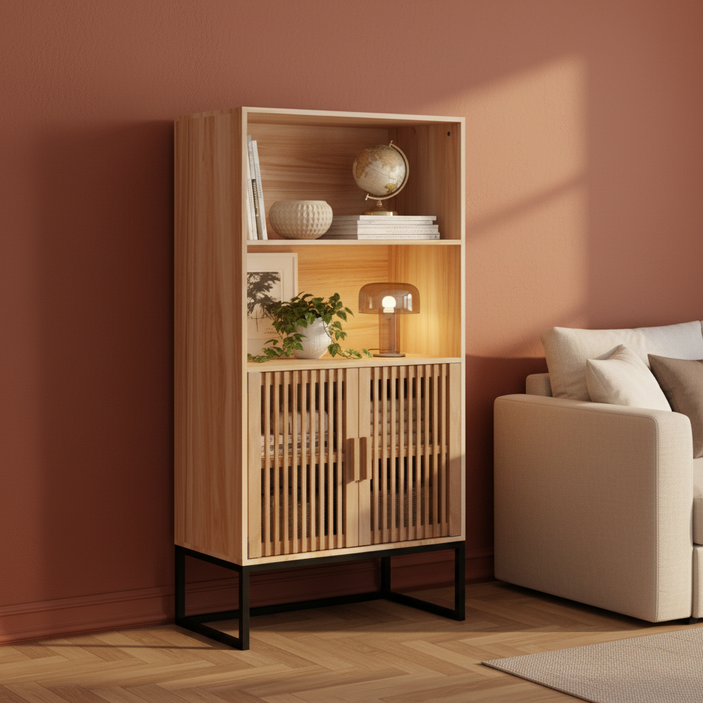 Eiken Boekenkast – Gezinswoning