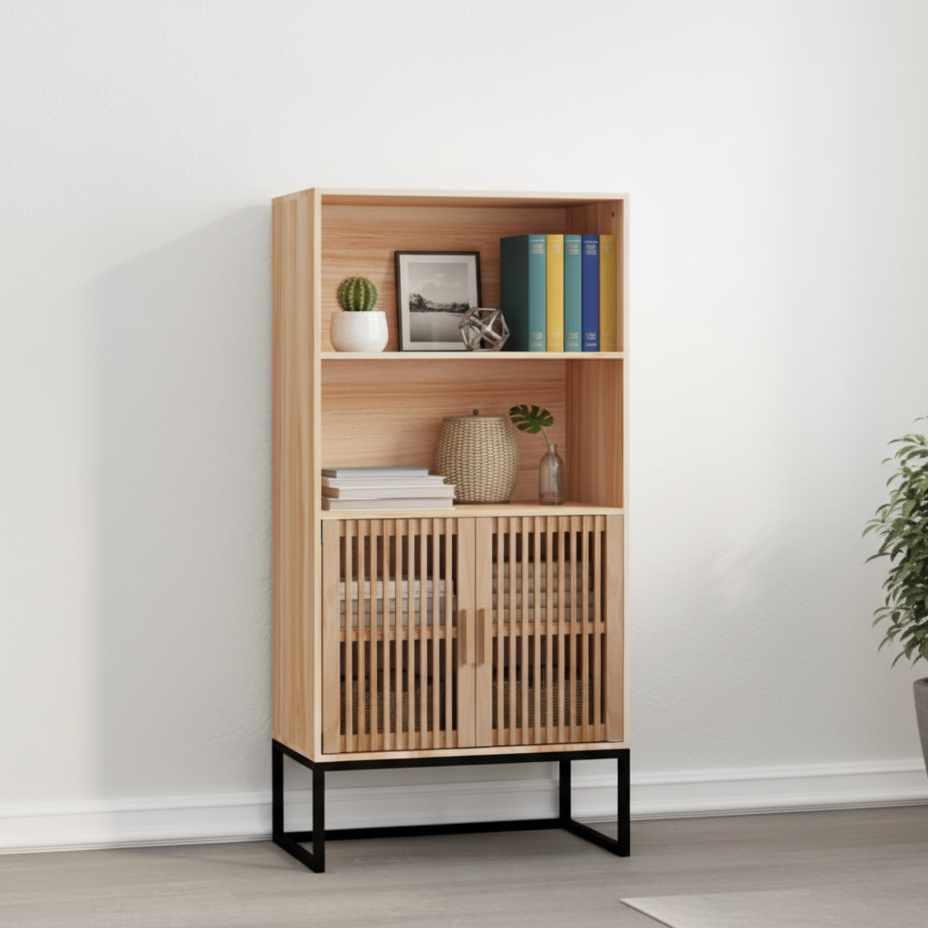 Eiken Boekenkast – Minimalistisch