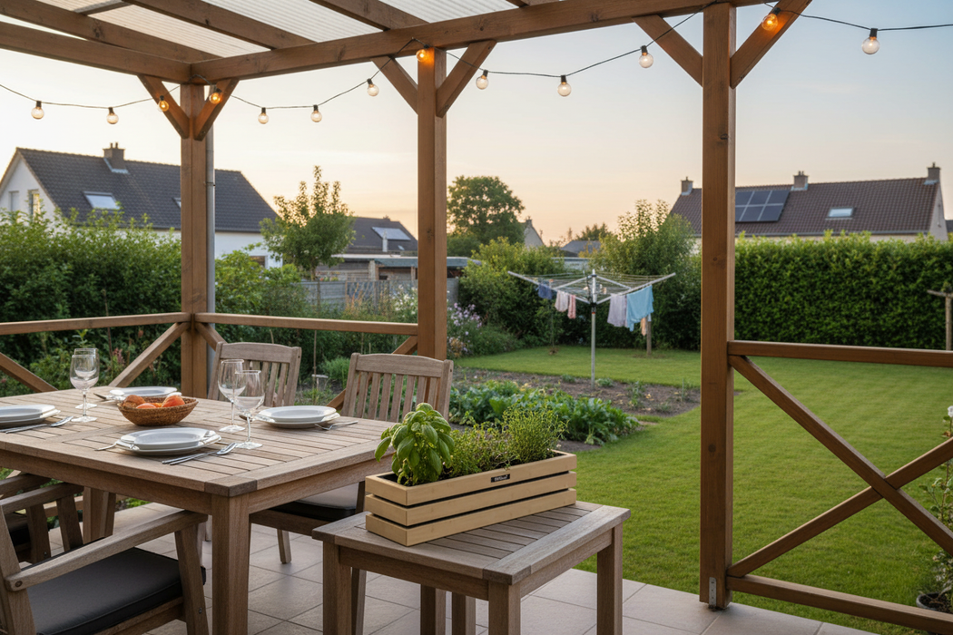 Elan Mini Bloembak op bijzettafel kruiden