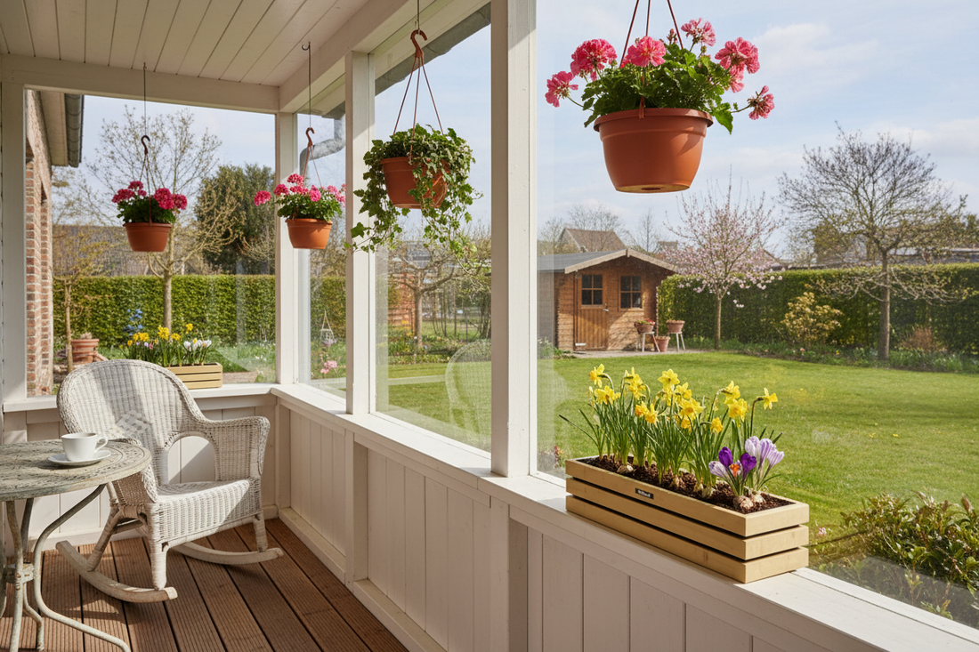 Elan Mini Bloembak op vensterbank veranda