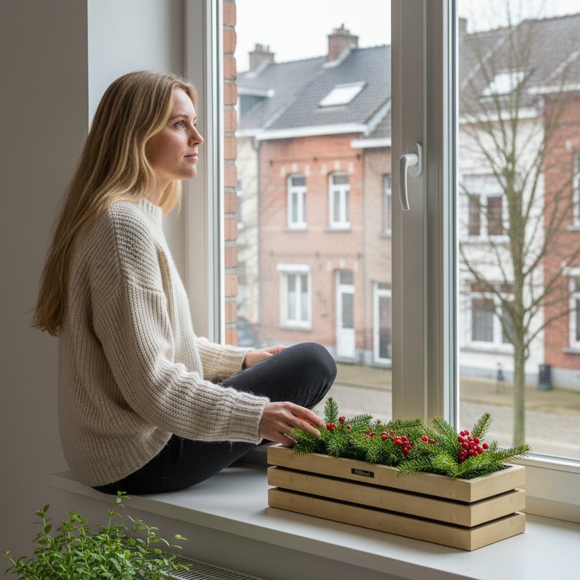 Elan Mini Bloembak vensterbank binnen woonkamer