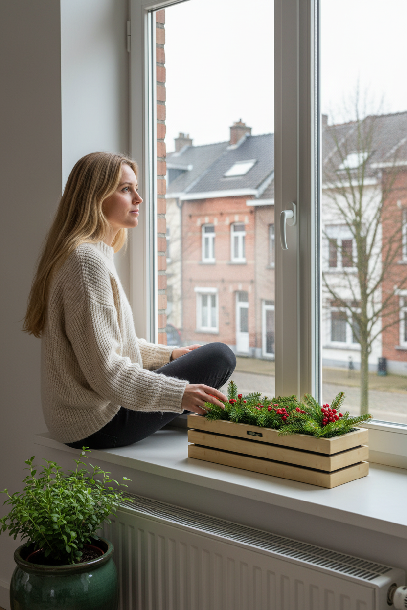 Elan Mini Bloembak vensterbank binnen woonkamer