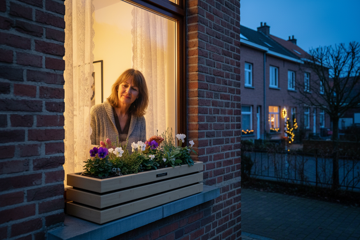 Elan Mini Bloembak vensterbank buiten horizontaal