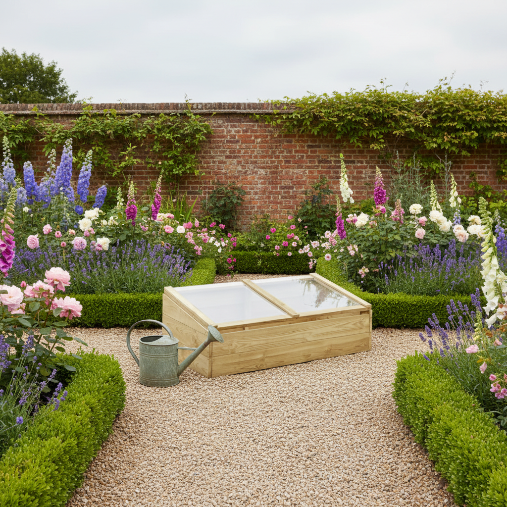 English country garden setting