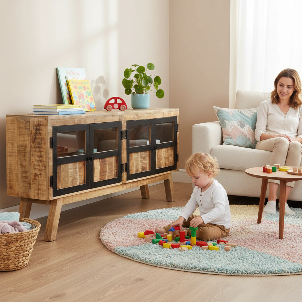 Family-friendly living room