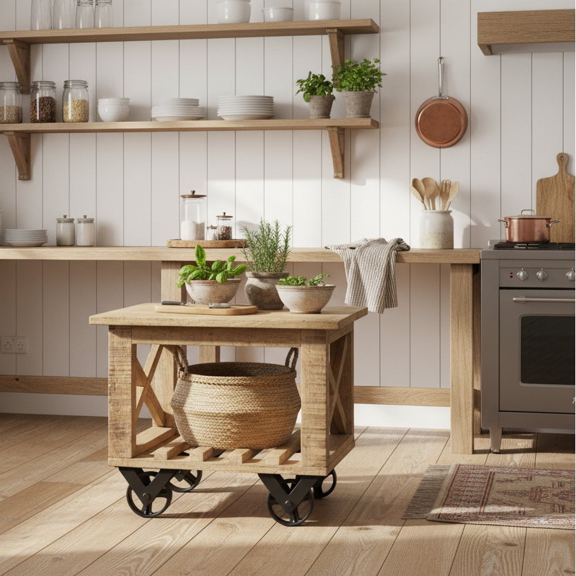 Farmhouse Kitchen Setting