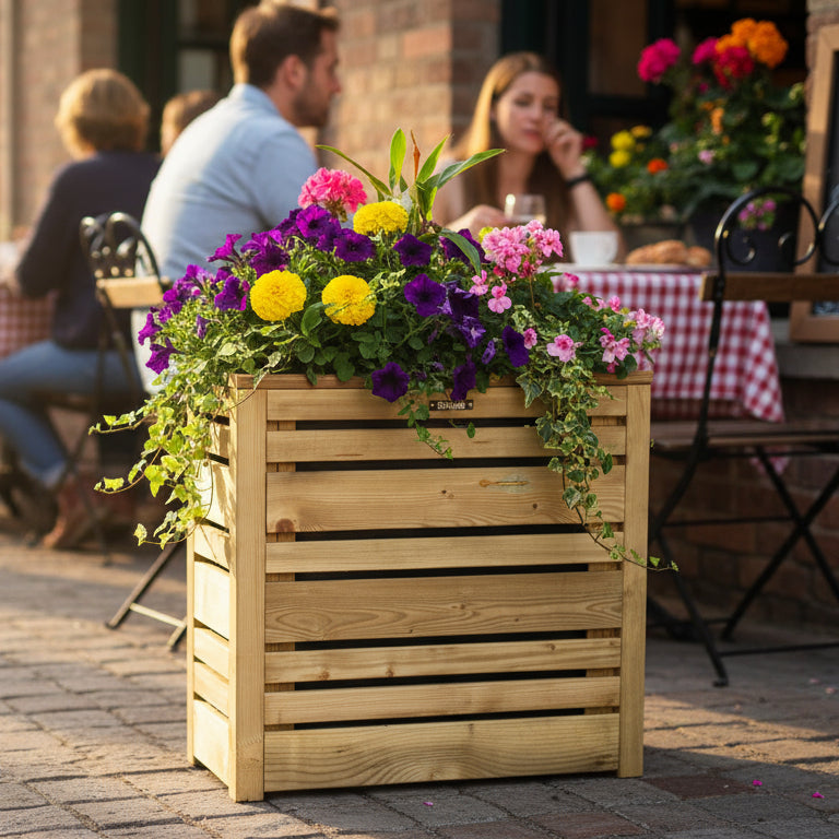 Flux Blumenkasten Excellent 60 cm Fichte – Nachhaltige und stilvolle  Blumenkästen