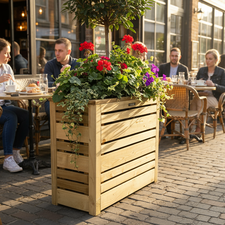 Flux Blumenkasten Excellent 60 cm Fichte – Nachhaltige und stilvolle  Blumenkästen