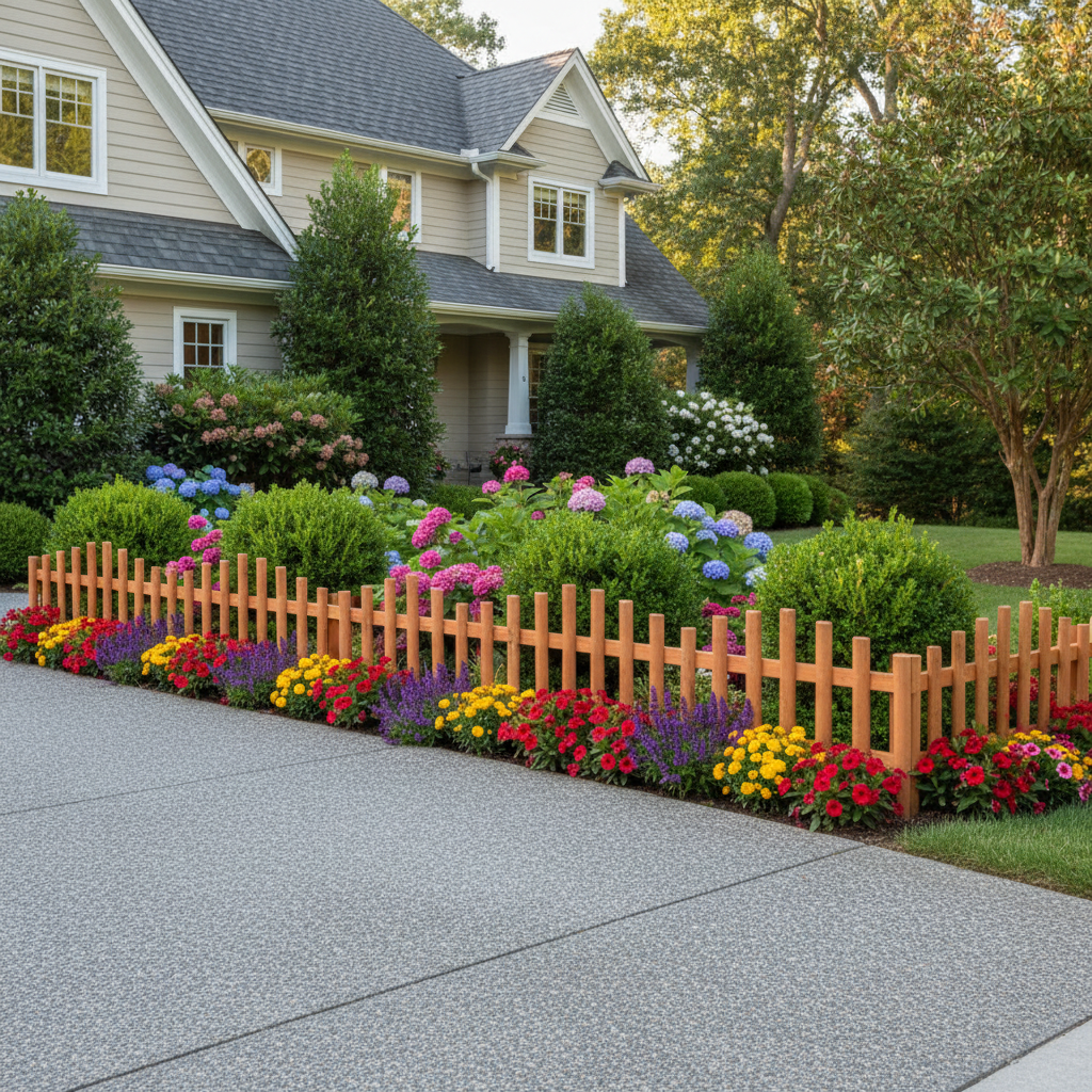 Gazonrand langs oprit