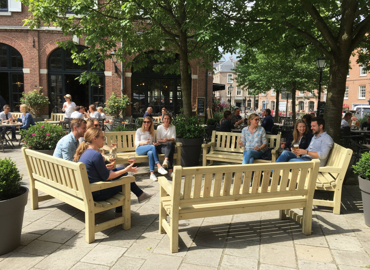 Gartenbank 200 cm Luxus KING ® George