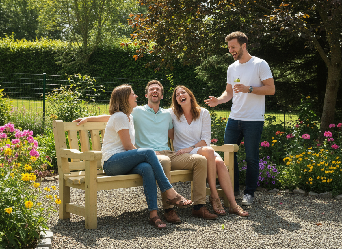 Gartenbank 200 cm Luxus KING ® George