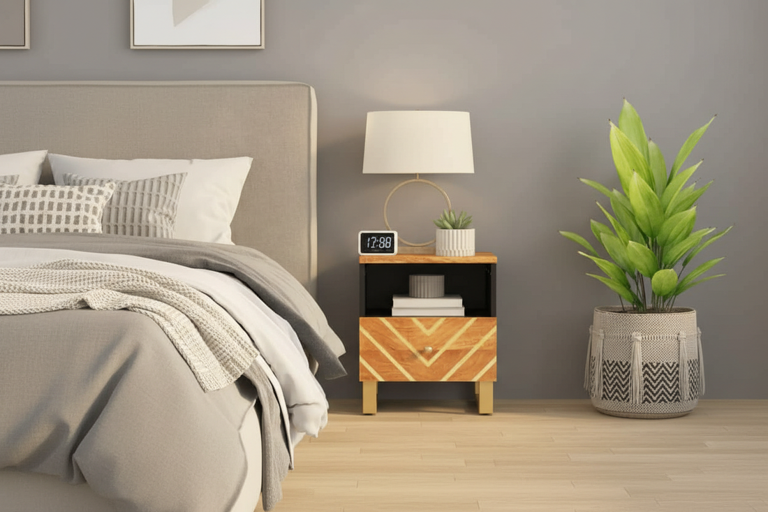 Gezellige moderne slaapkamer