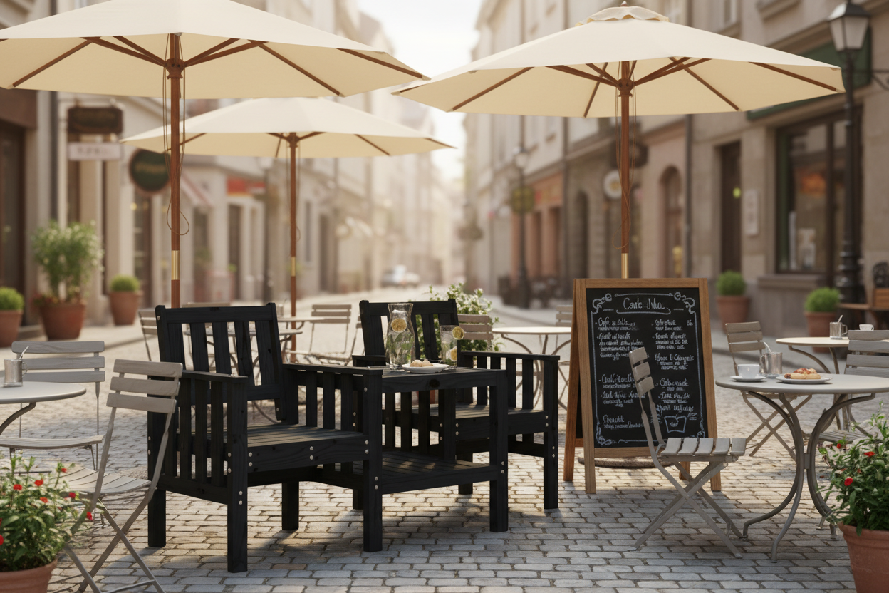 Glarnovex op caféterras