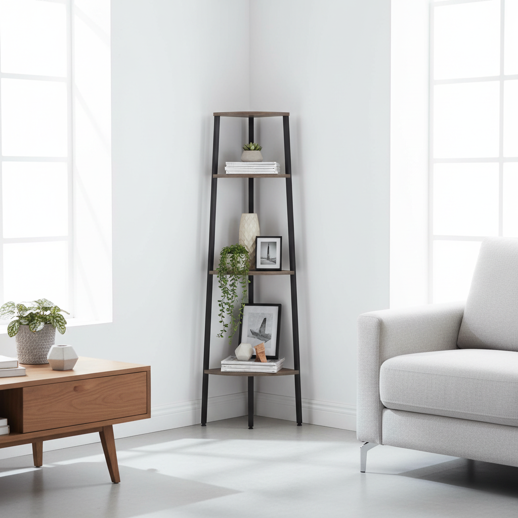 Grijs hoekkastje 150cm