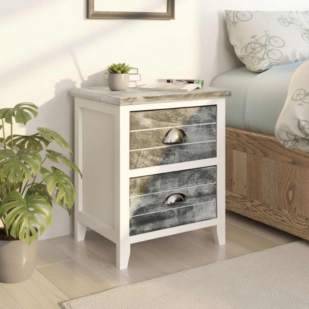 Grijs/wit - Hedendaags met planten