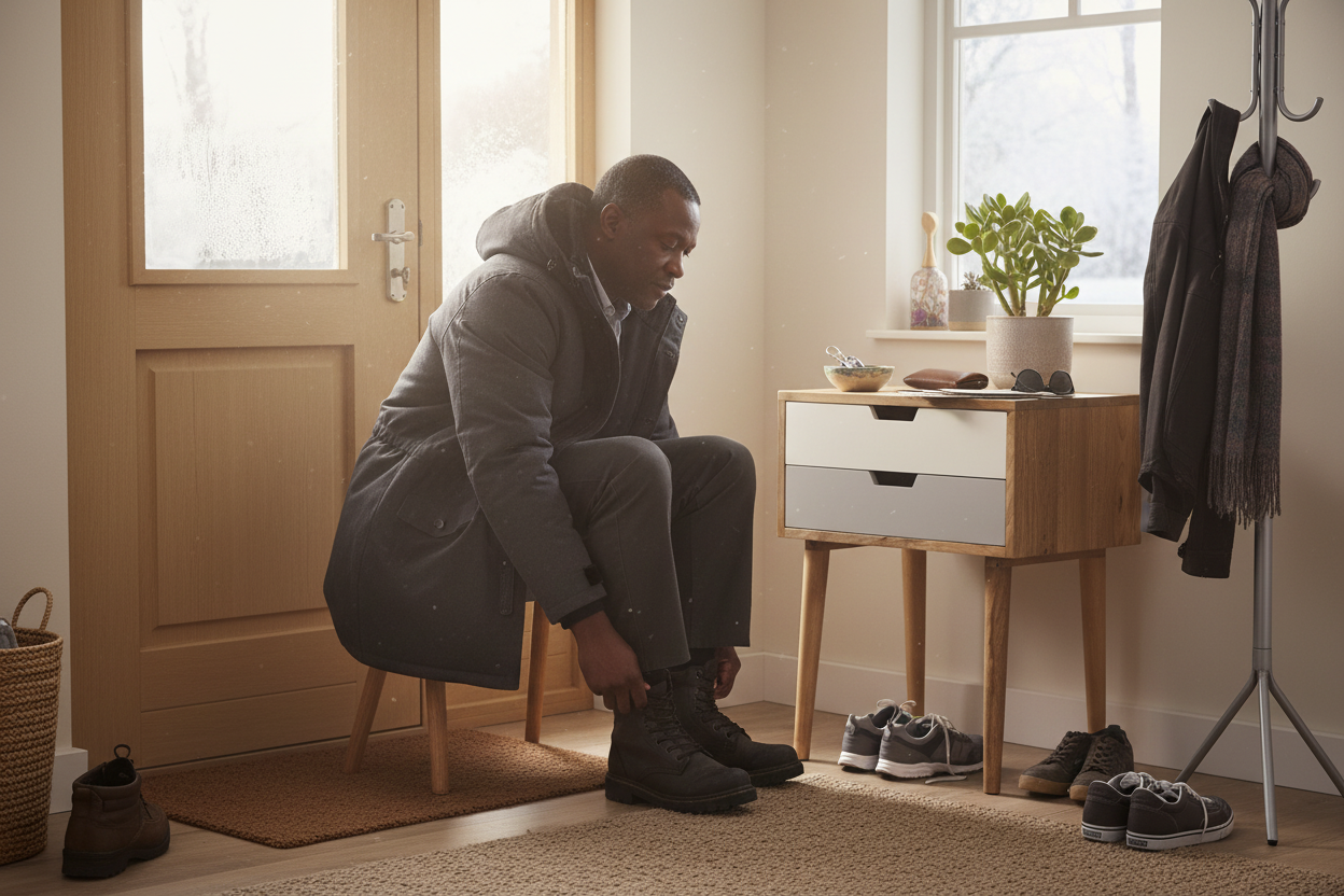 Hal/entree tafel bij deur