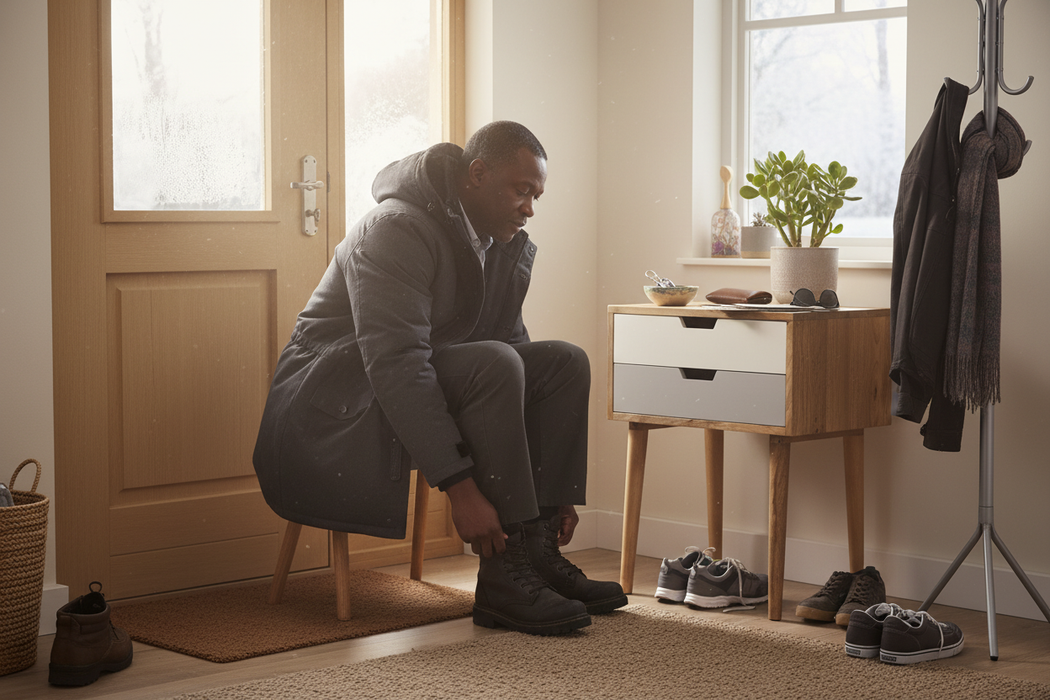 Hal/entree tafel bij deur