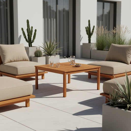 Hedendaagse terras lounge