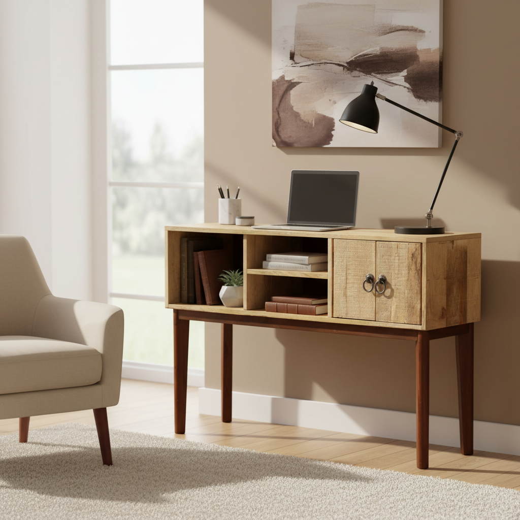 Home office workspace